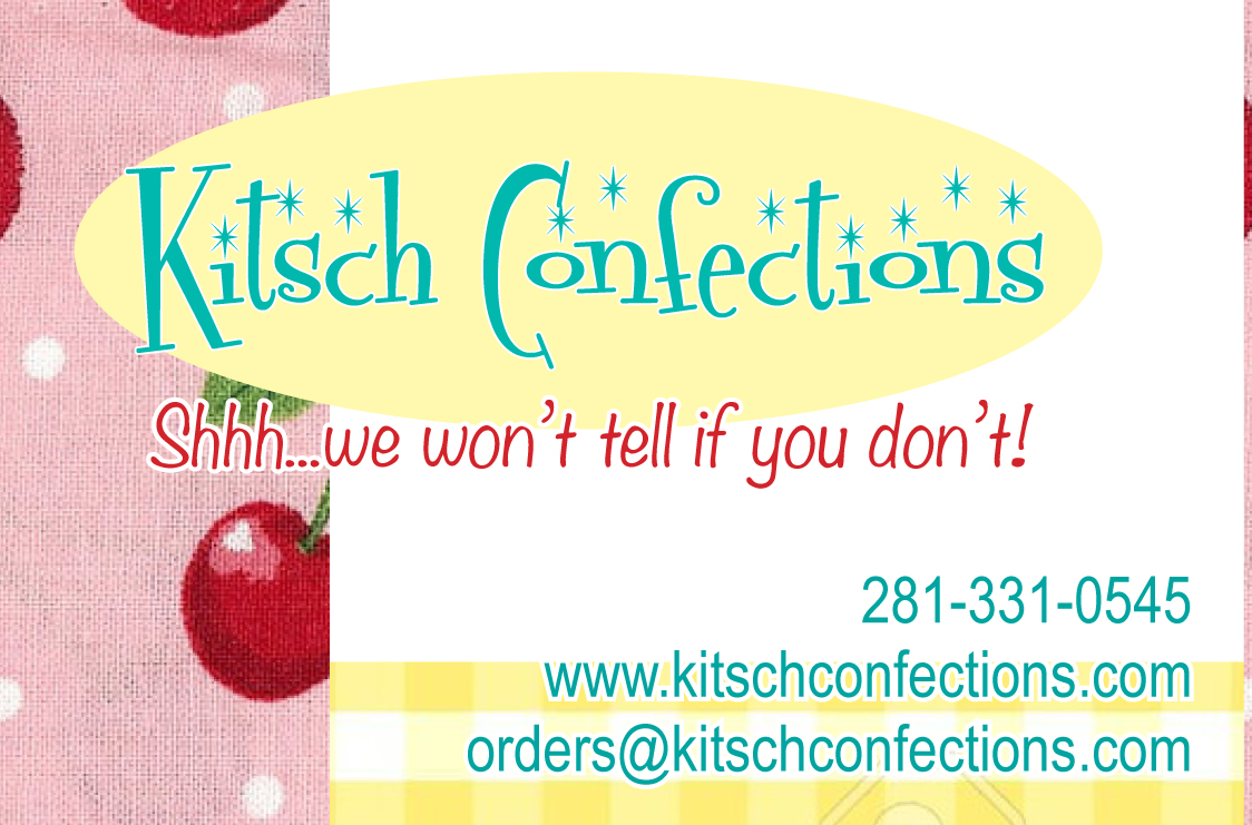 In the mood for a sweet treat? You’ve found it! Kitsch Confections offers you the tastiest homemade cakes, candies, cookies, fudge, breads, muffins and other homemade desserts! So good you’ll want to claim them as your own. Shhh…we won’t tell if you don’t!