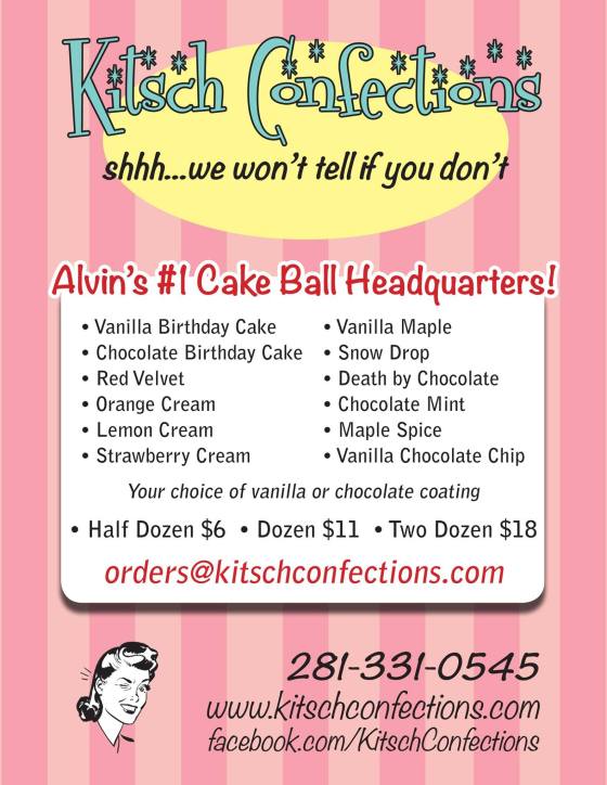 Kitsch Confections is Alvin's Cake Ball headquarters